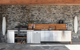 Modern kitchen, outdoor